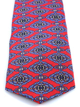 GILIAN Red Madder Silk 3 Fold Tie